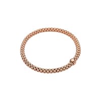 Bracciale Fope Donna Prima in Oro rosa Diamante 0.01 Ct BR710 BBRS OR - BR710 BBRS OR